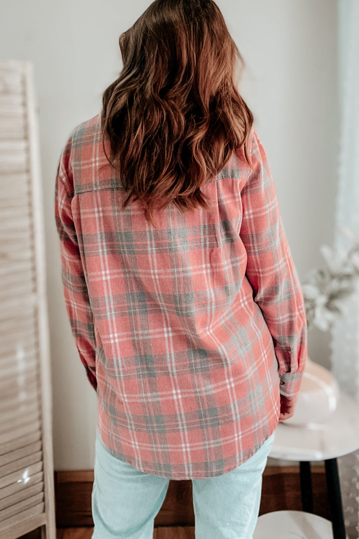 Relaxed Plaid Top
