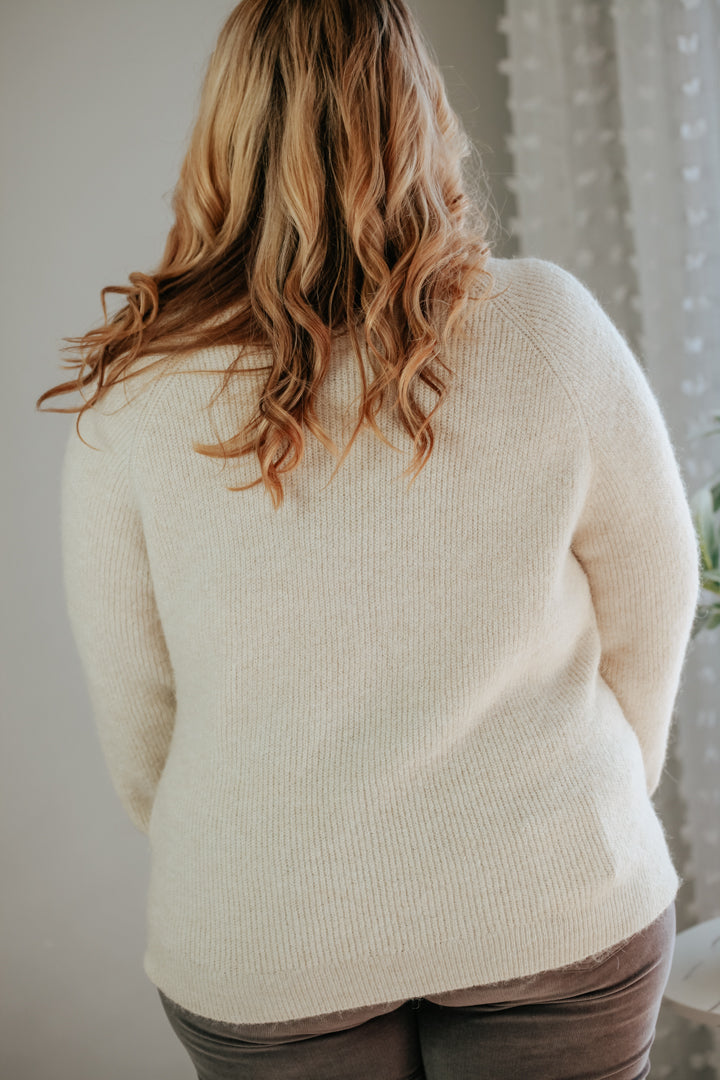 Cream Pearl Sweater