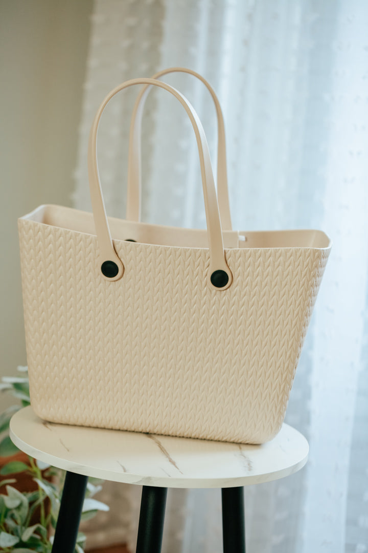 Textured Carrie Tote