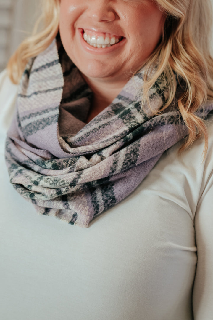 Lavender Infinity Scarf