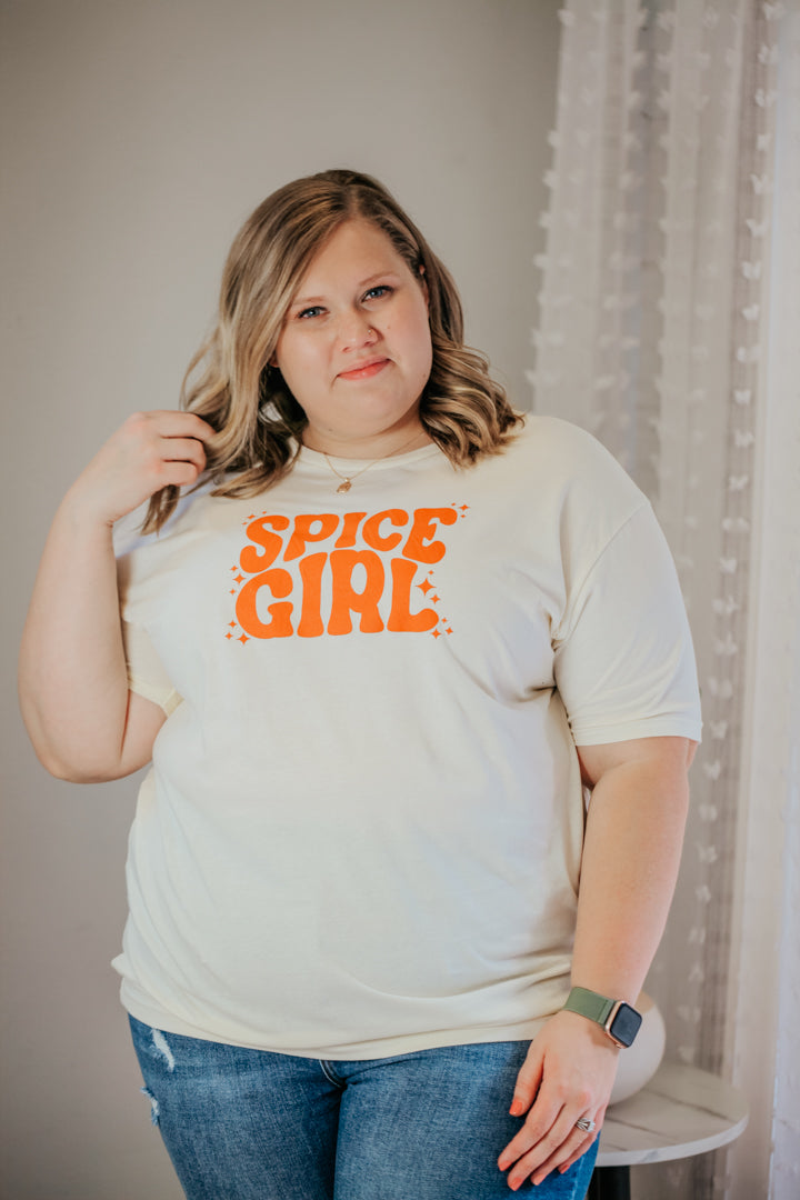womens plus size womens spice girl graphic tee fall
